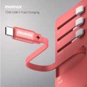 Momax 1-World+ 70W GaN 伸縮充電線旅行插座