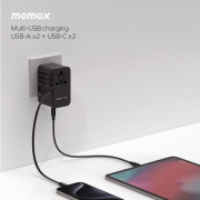 Momax 1-World+ 70W GaN 伸縮充電線旅行插座