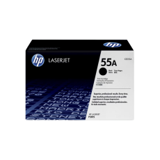 HP 55A 黑色原廠 LaserJet 碳粉盒 (CE255A)