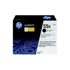 HP 55X 高容量黑色原廠 LaserJet 碳粉盒 (CE255X)