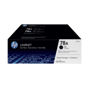 HP 78A 2 包裝黑色原廠 LaserJet 碳粉盒 (CE278AD)