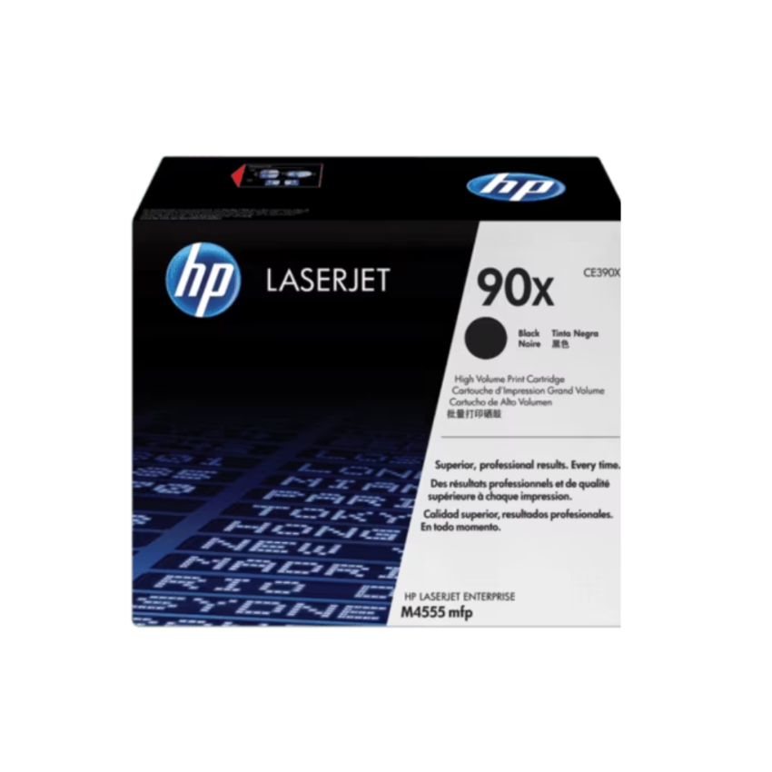 HP 90X 高容量黑色原廠 LaserJet 碳粉盒 (CE390X)