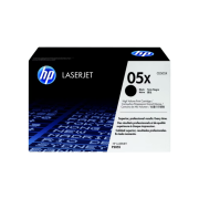 HP 05X 高打印量黑色原廠 LaserJet 碳粉盒 (CE505X)