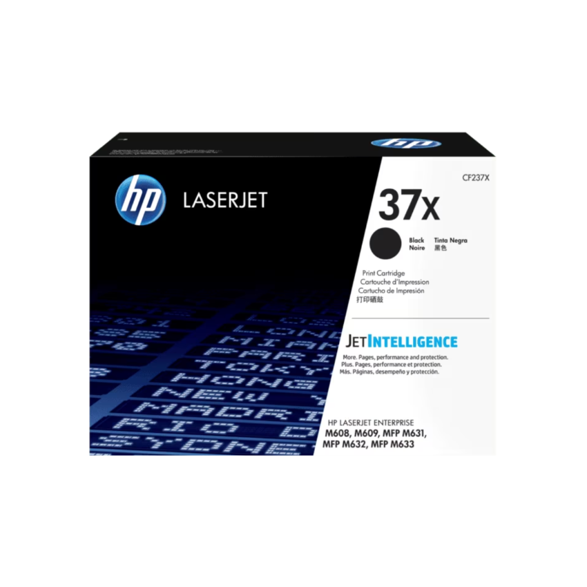 HP 37X 高打印量黑色原廠 LaserJet 碳粉盒 (CF237X)