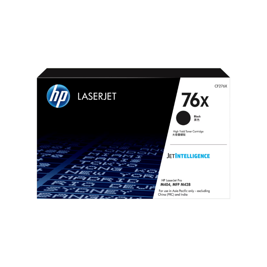 HP 76X LaserJet 高印量黑色原廠碳粉匣 (CF276X)