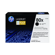 HP 80X 高容量黑色原廠 LaserJet 碳粉盒 (CF280X)