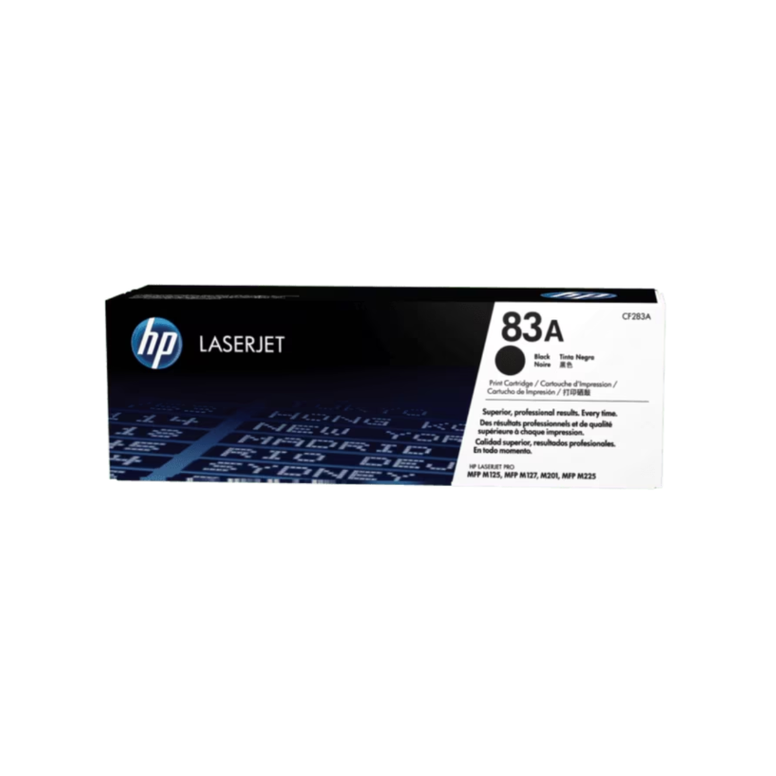 HP 83A 黑色原廠 LaserJet 碳粉盒 (CF283A)